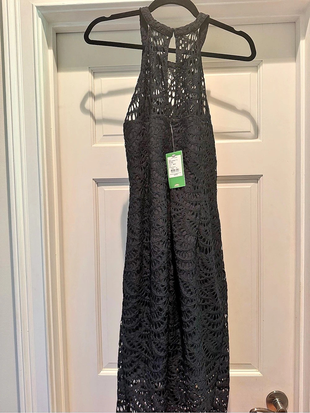 Lilly Pulitzer Kenna Dress Lace Mini Dress in Black Size 10 NWT